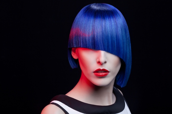 Come fare i capelli blu